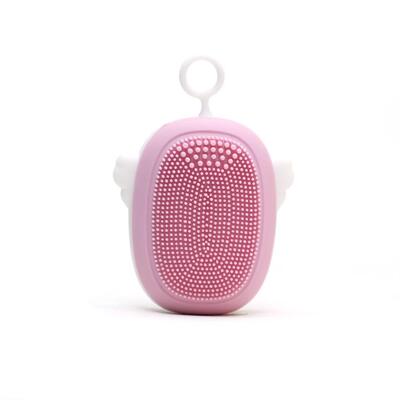 Mini Cepillo Angelito de Silicona Eléctrico Rosa